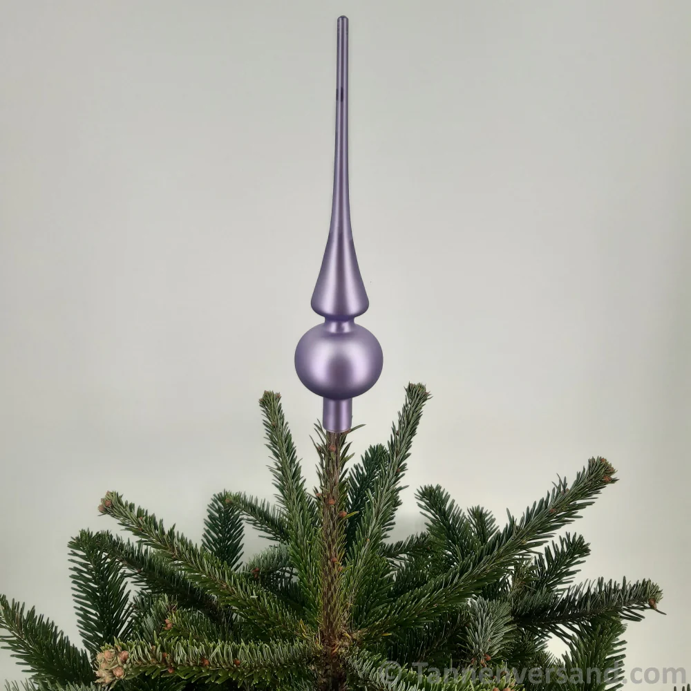 Baumspitze aus Glas Heidelila Matt 26 cm - Image 2