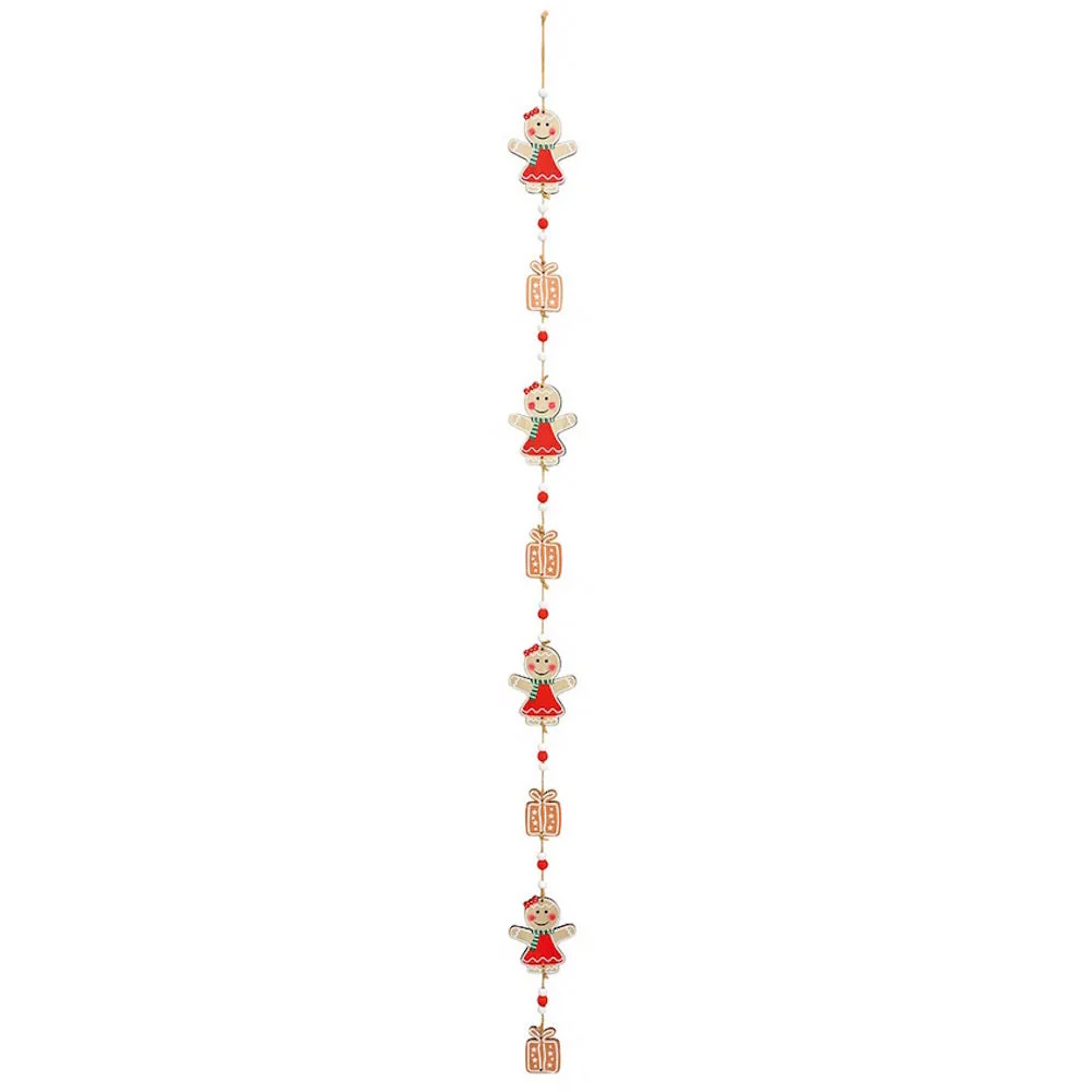 Girlande Lebkuchen Frau & Kuchen 105 cm
