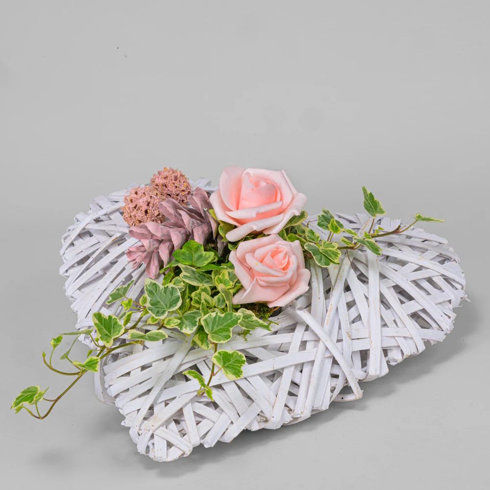 Grableger Rebenherz mit Efeu und Rosen - Image 2