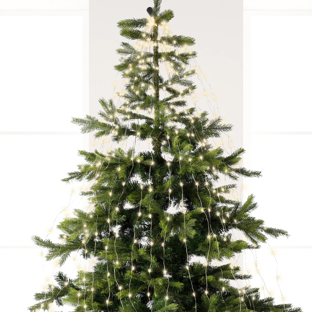 Lichtbündel 160 LEDs Warm Weiß Dauerbetrieb 100 cm - Image 3